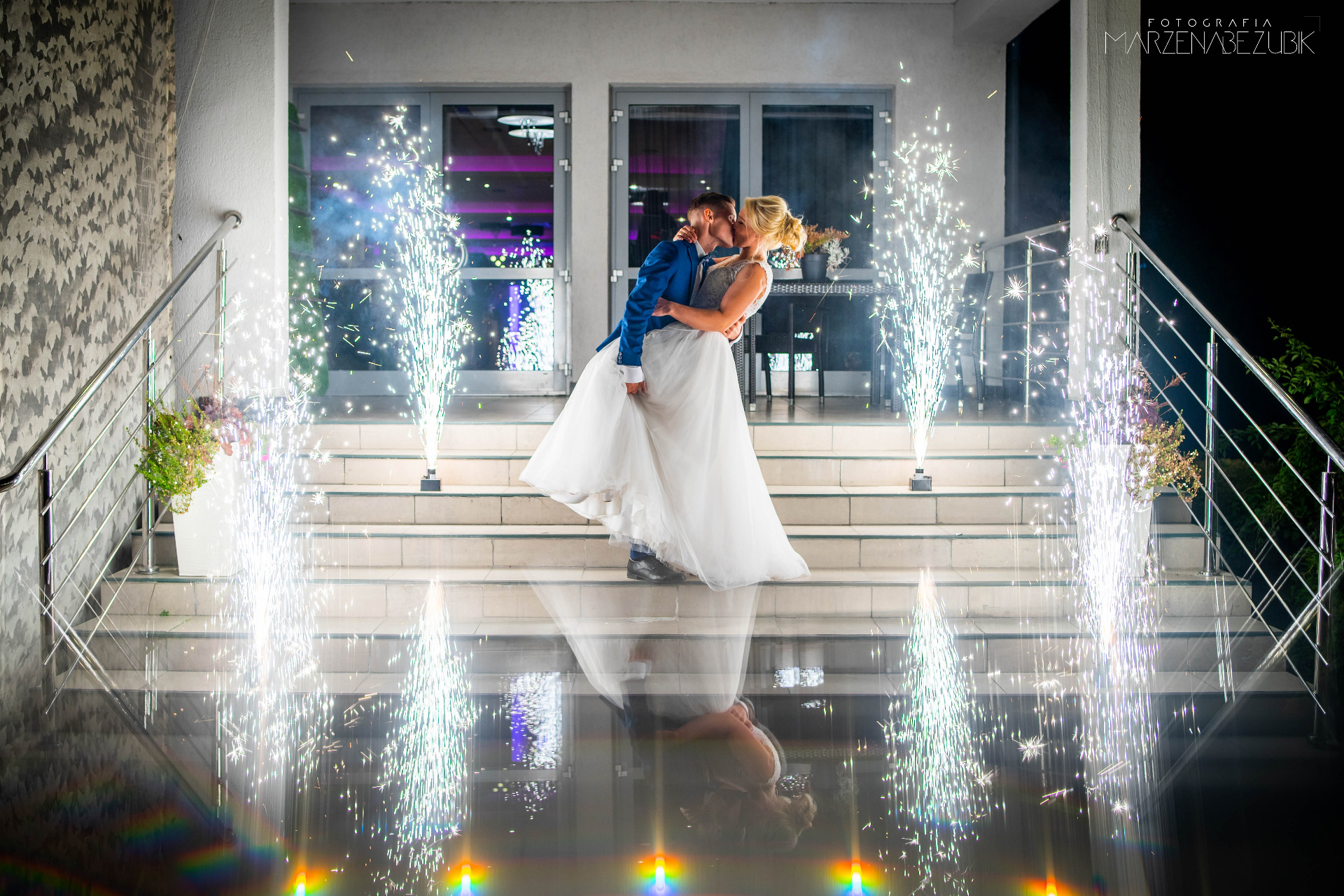 fontanny iskier fotografia